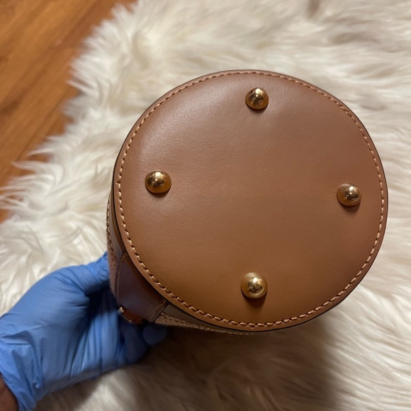 Borse in pelle Camel raffia bag - Picture 12 of 16